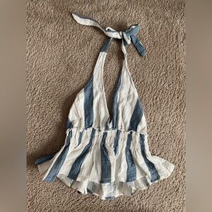 Striped Halter Top